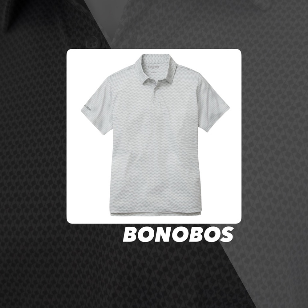 EUC Bonobos Golf Geo Print Performance Polo